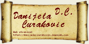 Danijela Curaković vizit kartica